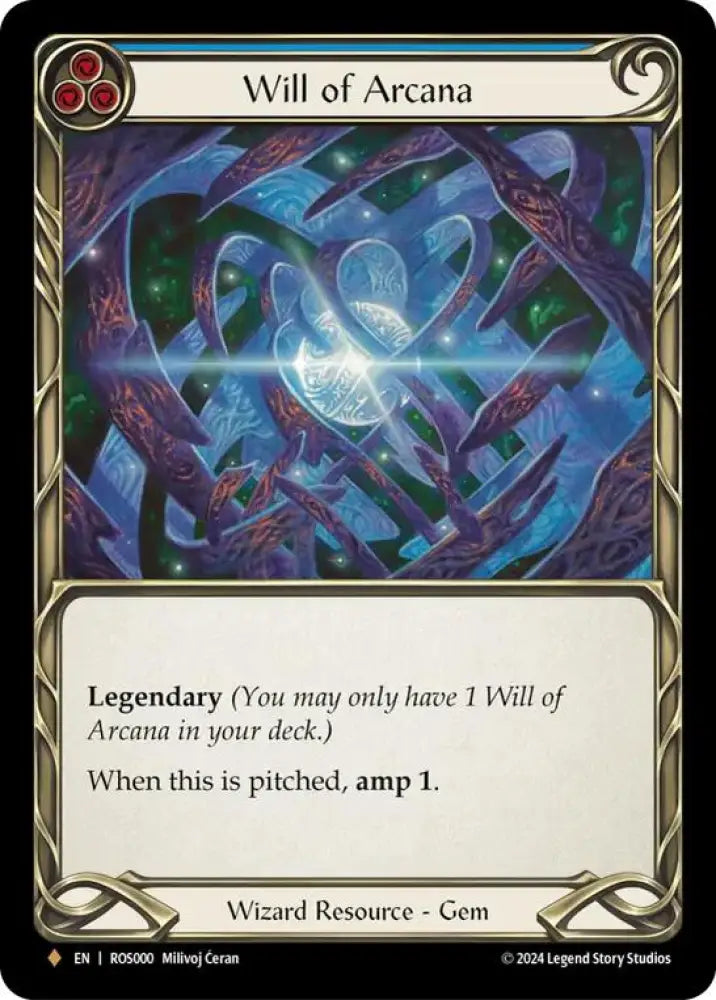 Will of Arcana [Rosetta] Cold Foil - Flesh And Blood Single