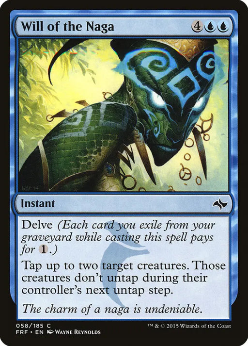 Will of the Naga [Fate Reforged] - MTG Single