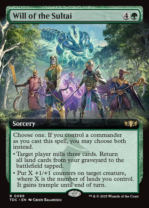 Will of the Sultai (89) [Tarkir: Dragonstorm Commander]
