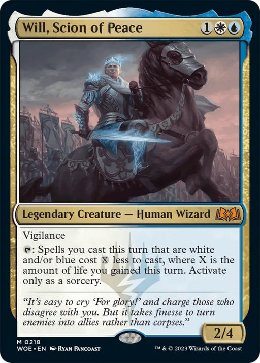 Will Scion of Peace [Wilds of Eldraine] - MTG Single