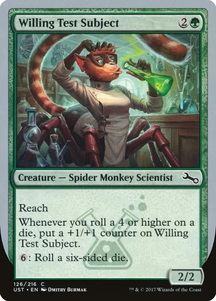 Willing Test Subject [Unstable] - MTG Single