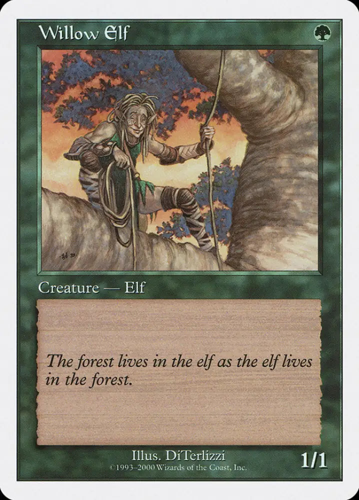 Willow Elf [Starter 2000] - MTG Single