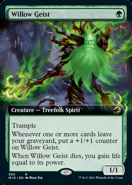 Willow Geist (Extended Art) [Innistrad: Midnight Hunt] - MTG Single