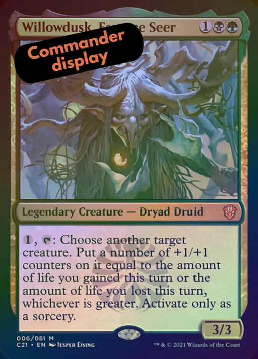Willowdusk Essence Seer (Display Commander) [Commander 2021] - MTG Single