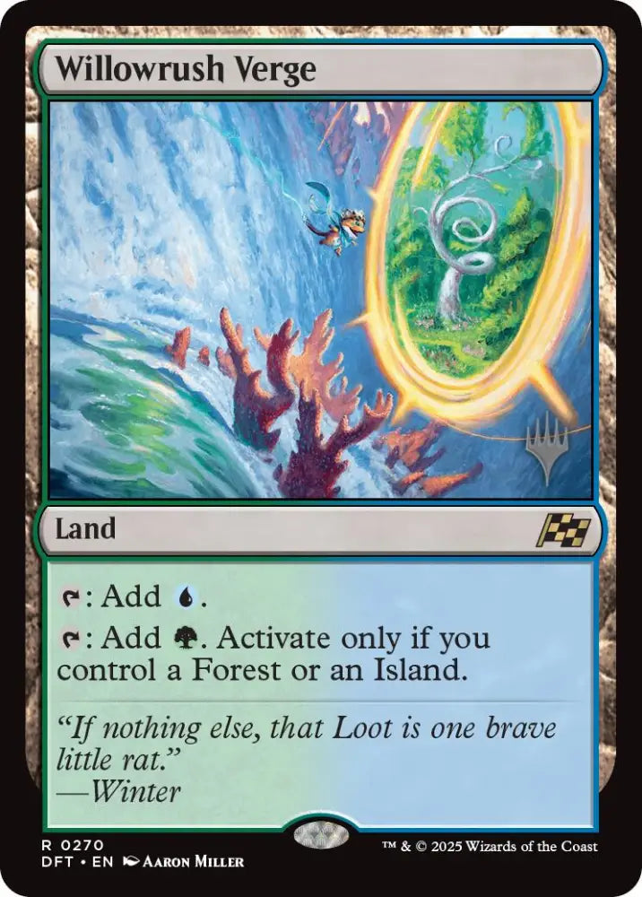 Willowrush Verge (Promo Pack) [Aetherdrift Promos] - MTG Single