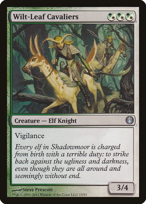Wilt-Leaf Cavaliers [Duel Decks: Knights vs. Dragons] - MTG Single