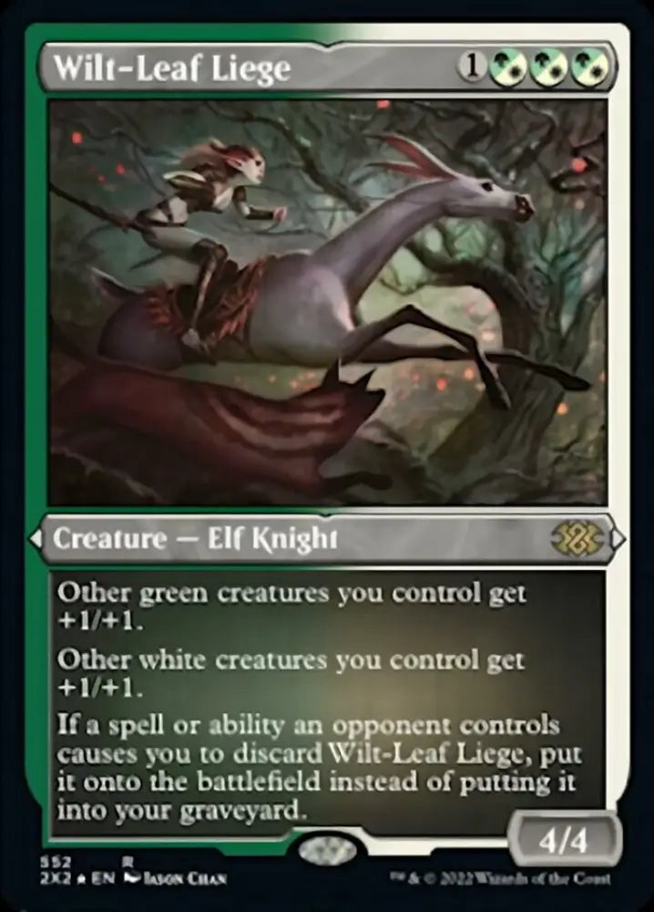 Wilt-Leaf Liege (Foil Etched) [Double Masters 2022] - MTG Single