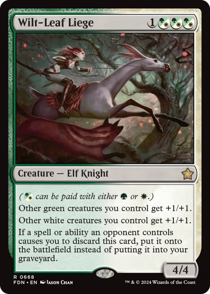 Wilt-Leaf Liege [Foundations] - MTG Single
