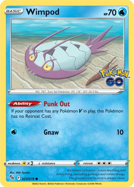 Wimpod (025/078) [Pokémon GO] - Pokemon Single