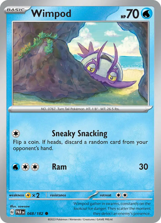 Wimpod (048/182) [Scarlet & Violet: Paradox Rift] - Pokemon Single