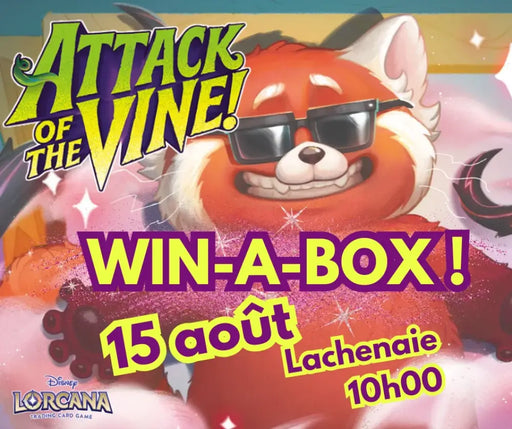 Win-a-box Attack of the vine! dimanche 15 aout (Lachenaie) - Billet