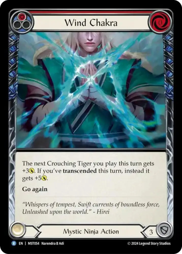 Wind Chakra (Red) [Part the Mistveil] Rainbow Foil - Flesh And Blood Single