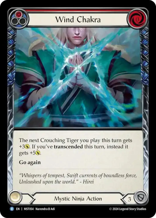 Wind Chakra (Red) [Part the Mistveil] Rainbow Foil - Flesh And Blood Single