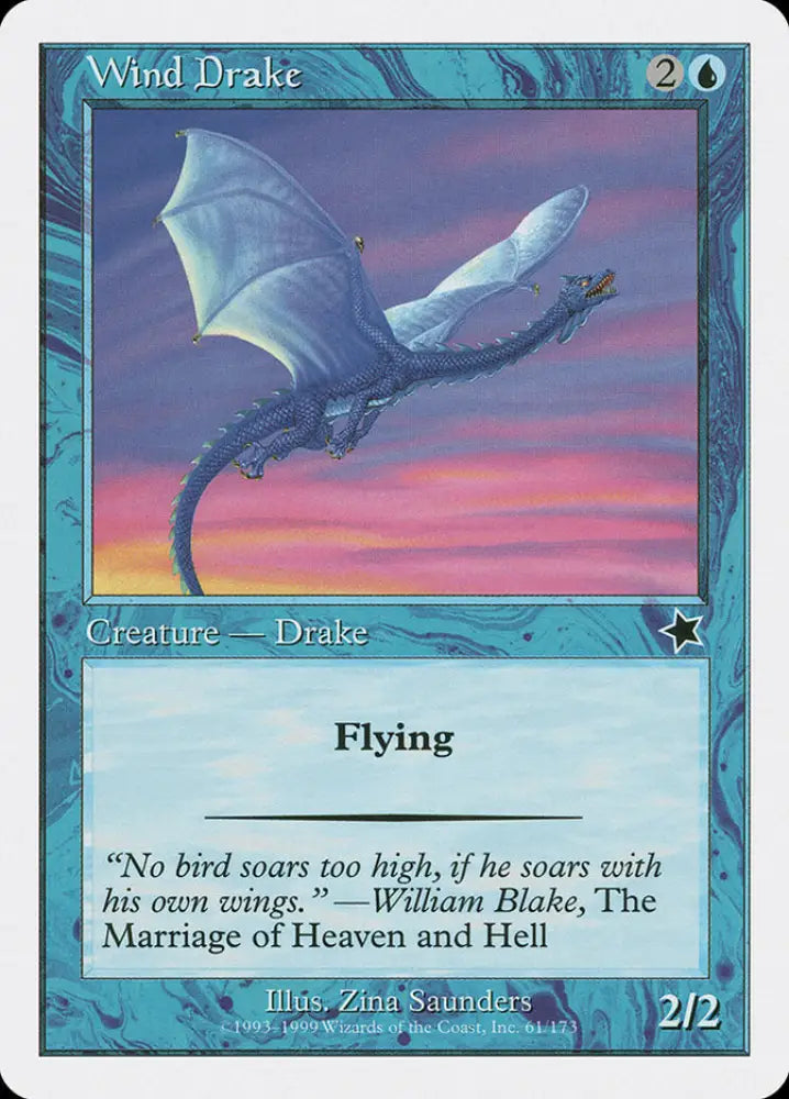 Wind Drake [Starter 1999] - MTG Single