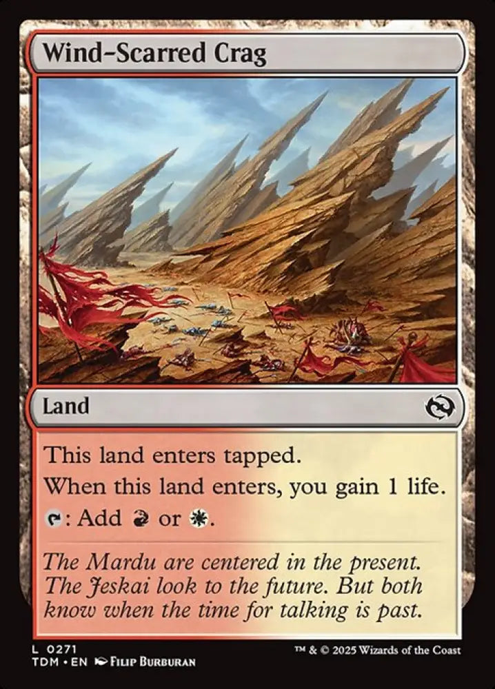 Wind-Scarred Crag (271) [Tarkir: Dragonstorm]