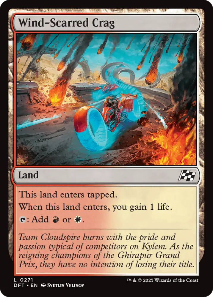 Wind-Scarred Crag [Aetherdrift] - MTG Single