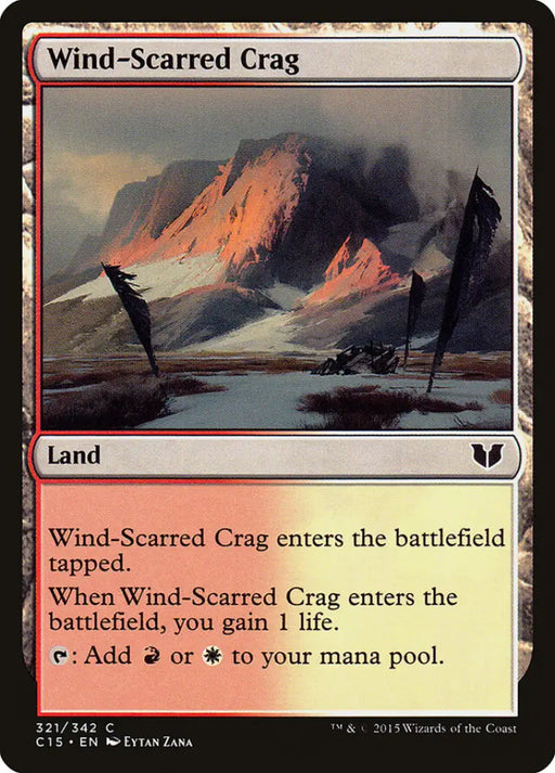 Wind-Scarred Crag [Commander 2015] - MTG Single
