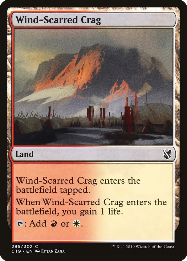 Wind-Scarred Crag [Commander 2019] - MTG Single