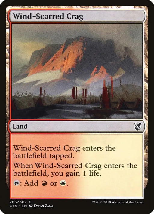 Wind-Scarred Crag [Commander 2019] - MTG Single