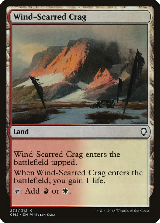 Wind-Scarred Crag [Commander Anthology Volume II] - MTG Single