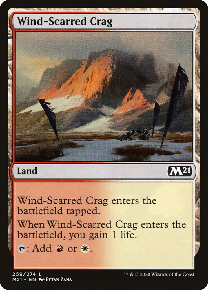 Wind-Scarred Crag [Core Set 2021] - MTG Single