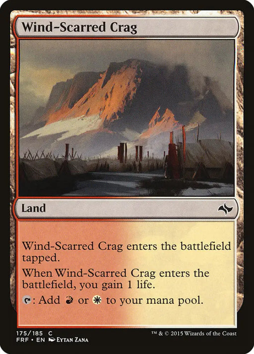 Wind-Scarred Crag [Fate Reforged] - MTG Single