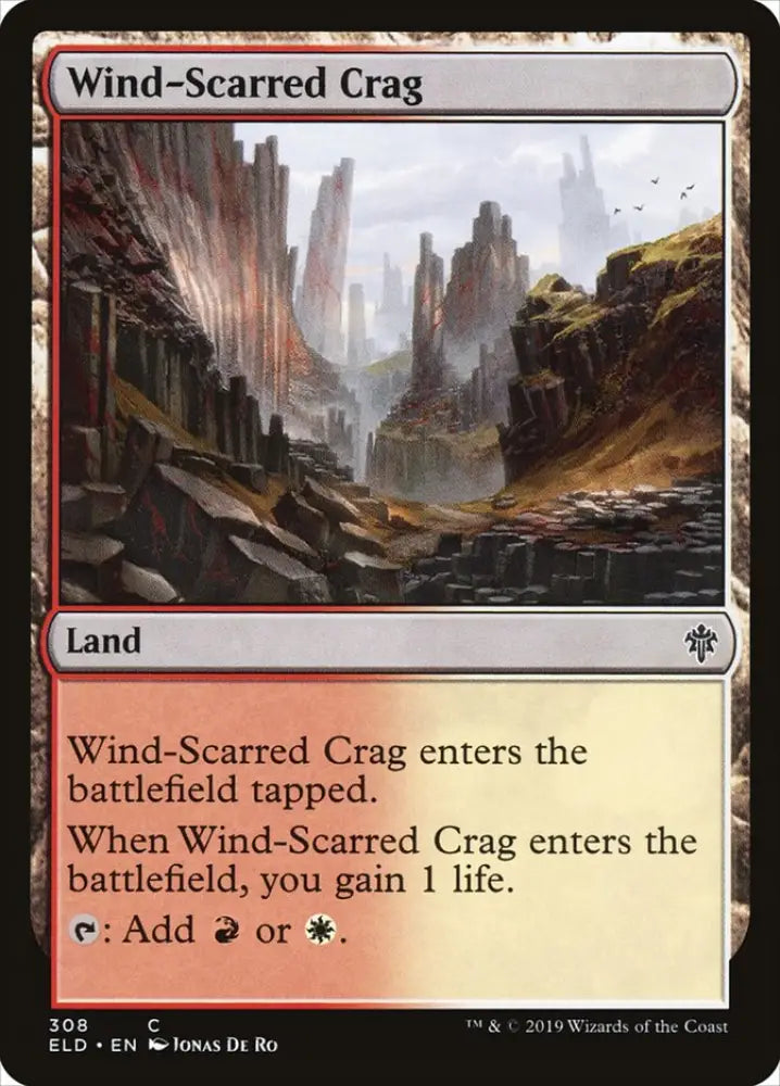 Wind-Scarred Crag [Throne of Eldraine] - MTG Single