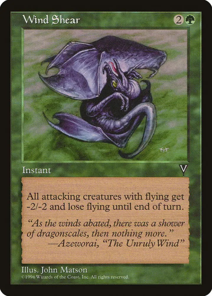 Wind Shear [Visions] - MTG Single