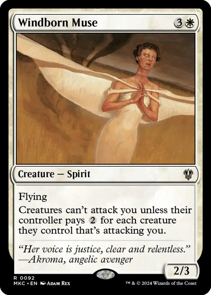 Windborn Muse [Murders at Karlov Manor Commander] - MTG Single