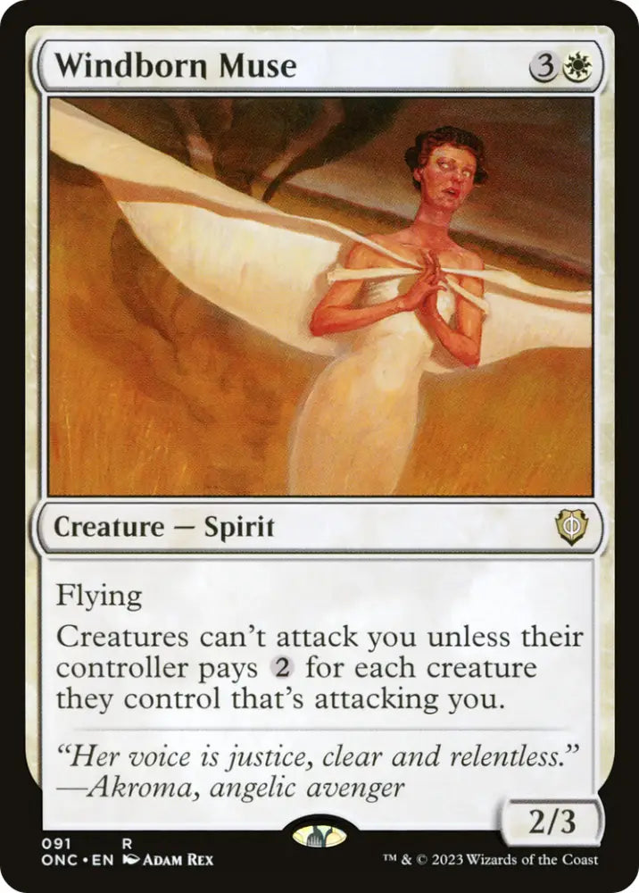 Windborn Muse [Phyrexia: All Will Be One Commander] - MTG Single