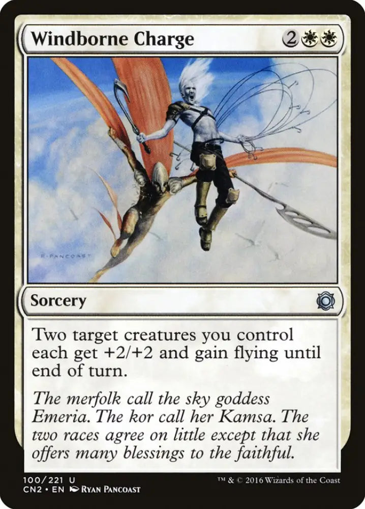 Windborne Charge [Conspiracy: Take the Crown] - MTG Single
