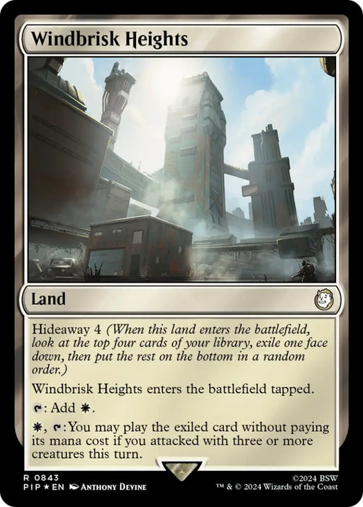 Windbrisk Heights (Surge Foil) [Fallout] - MTG Single