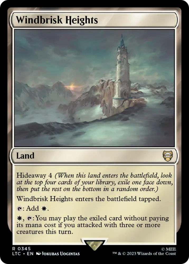 Windbrisk Heights [The Lord of the Rings: Tales of Middle-Earth Commander] - MTG Single