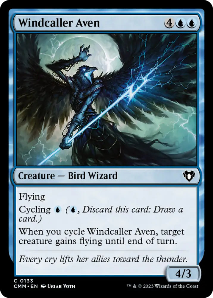 Windcaller Aven [Commander Masters] - MTG Single
