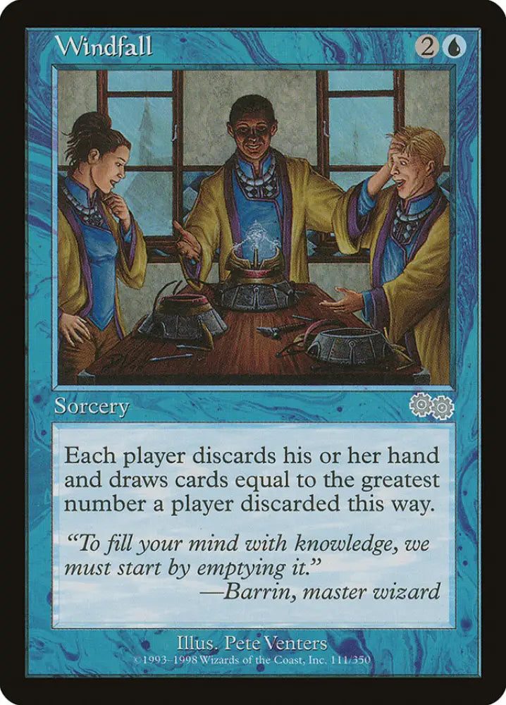 Windfall [Urza’s Saga] - MTG Single