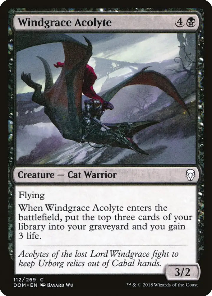 Windgrace Acolyte [Dominaria] - MTG Single