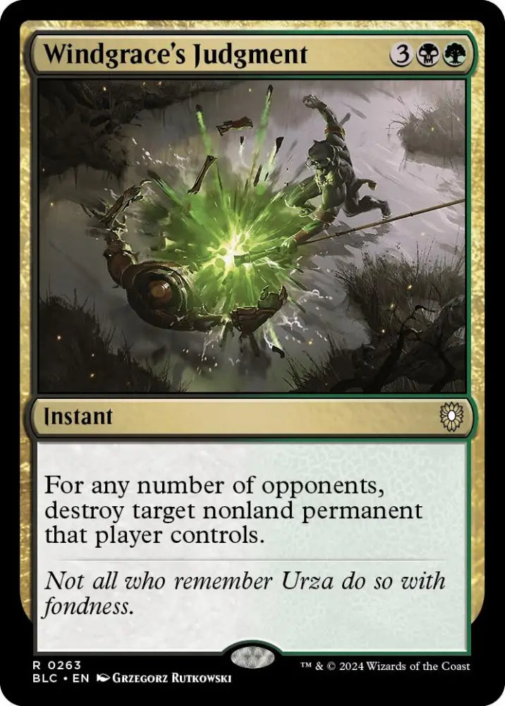 Windgrace’s Judgment [Bloomburrow Commander] - MTG Single