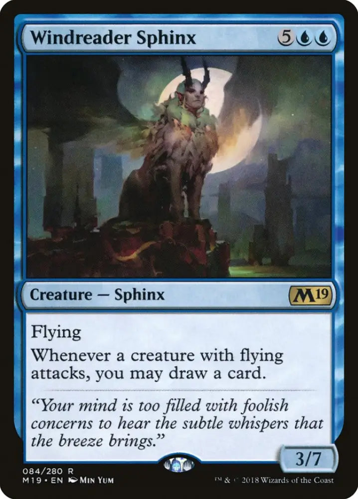 Windreader Sphinx [Core Set 2019] - MTG Single