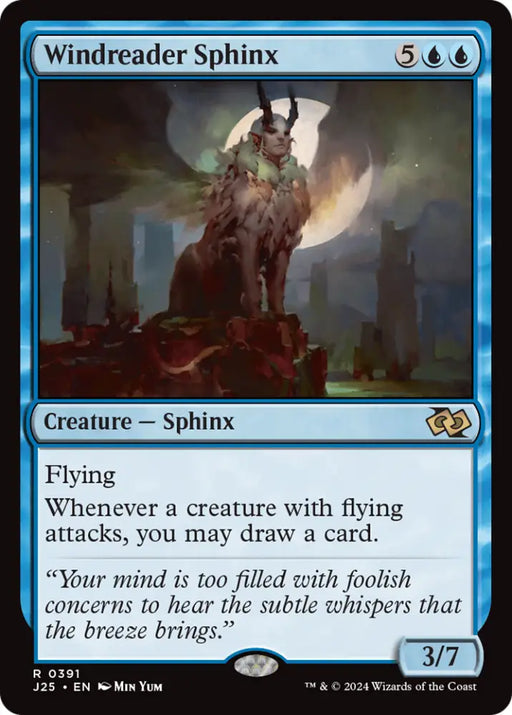 Windreader Sphinx [Foundations Jumpstart] - MTG Single