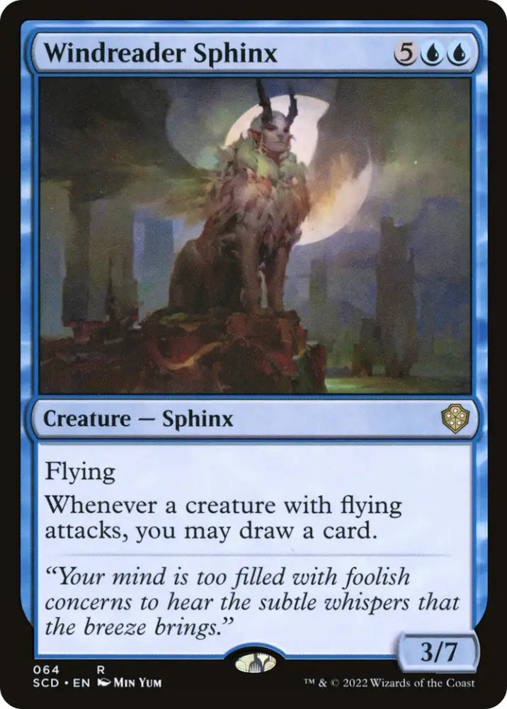 Windreader Sphinx [Starter Commander Decks] - MTG Single