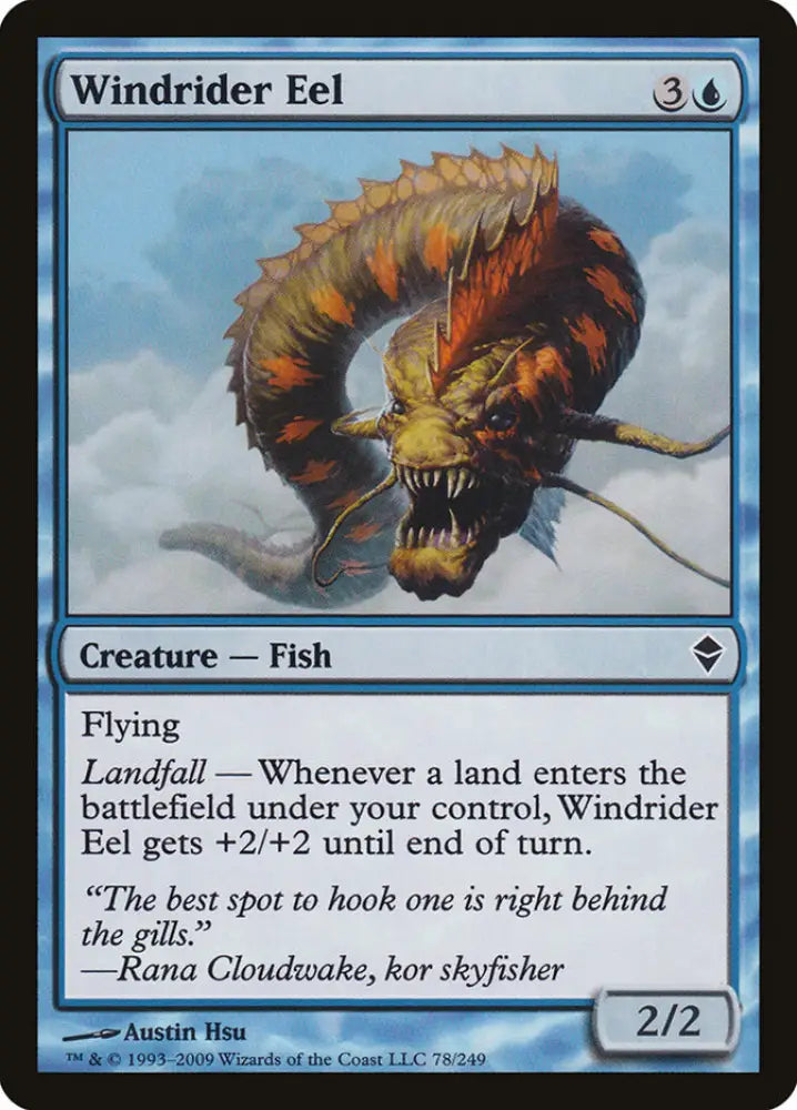 Windrider Eel [Zendikar] - MTG Single