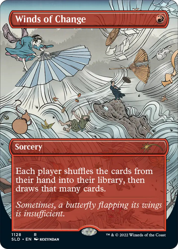 Winds of Change (Borderless) [Secret Lair Drop Series] - MTG Single