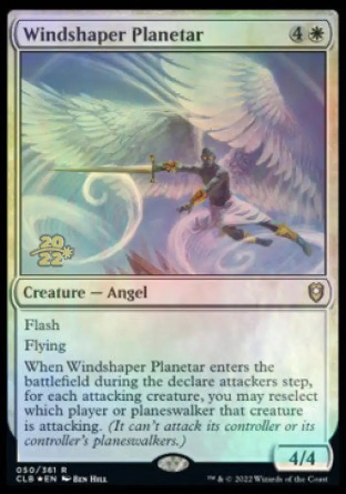 Windshaper Planetar [Commander Legends: Battle for Baldur’s Gate Prerelease Promos] - MTG Single
