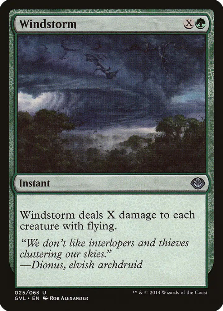 Windstorm (Garruk vs. Liliana) [Duel Decks Anthology] - MTG Single