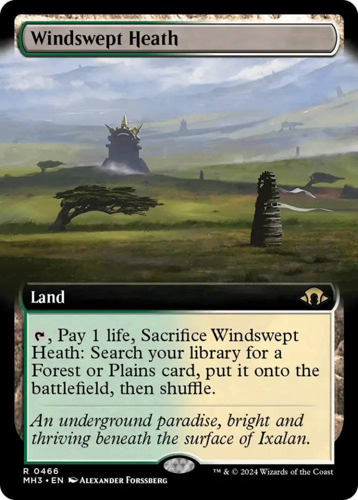 Windswept Heath (Extended Art) [Modern Horizons 3] - MTG Single