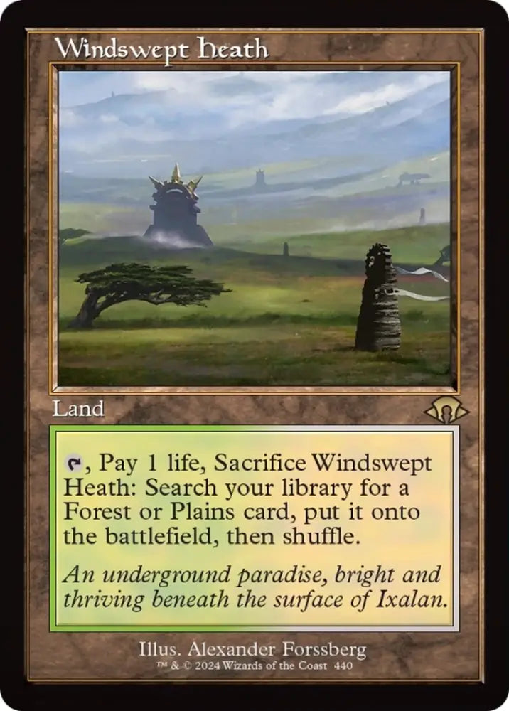 Windswept Heath (Retro) [Modern Horizons 3] - MTG Single