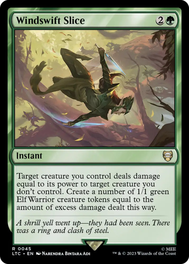 Windswift Slice [The Lord of the Rings: Tales of Middle-Earth Commander] - MTG Single