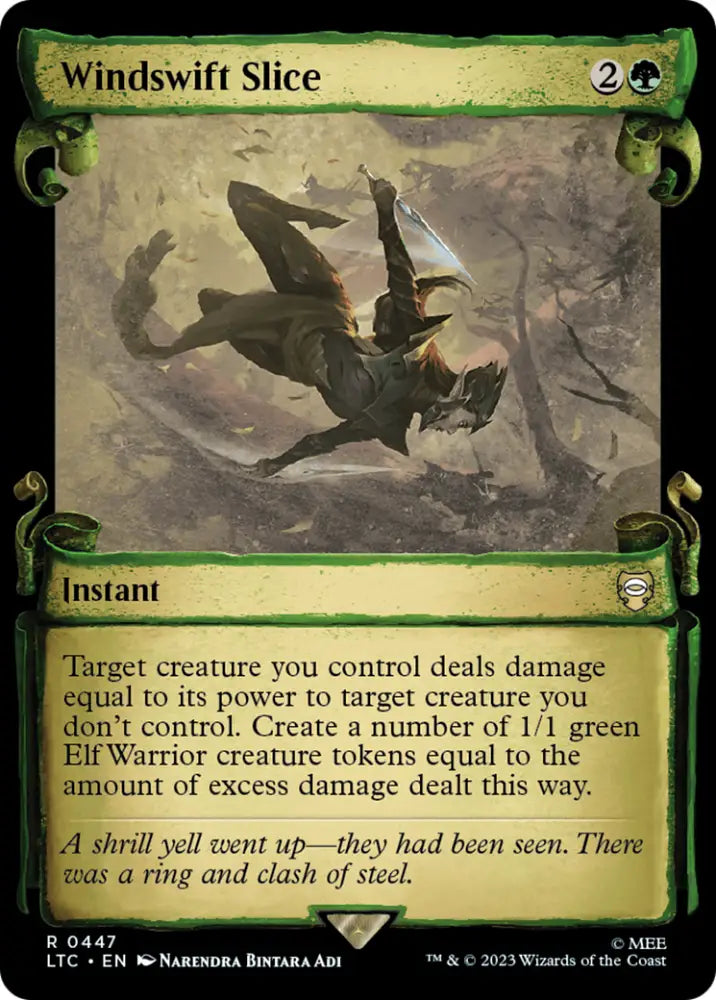Windswift Slice [The Lord of the Rings: Tales of Middle-Earth Commander Showcase Scrolls] - MTG Single