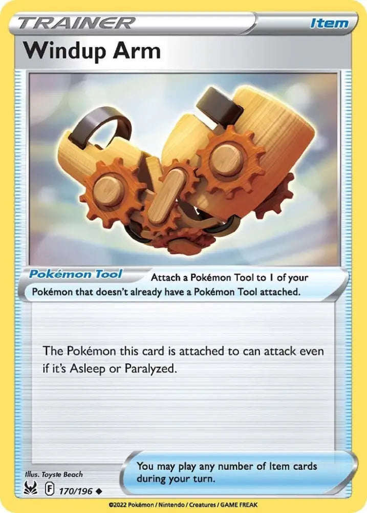 Windup Arm (170/196) [Sword & Shield: Lost Origin] - Pokemon Single
