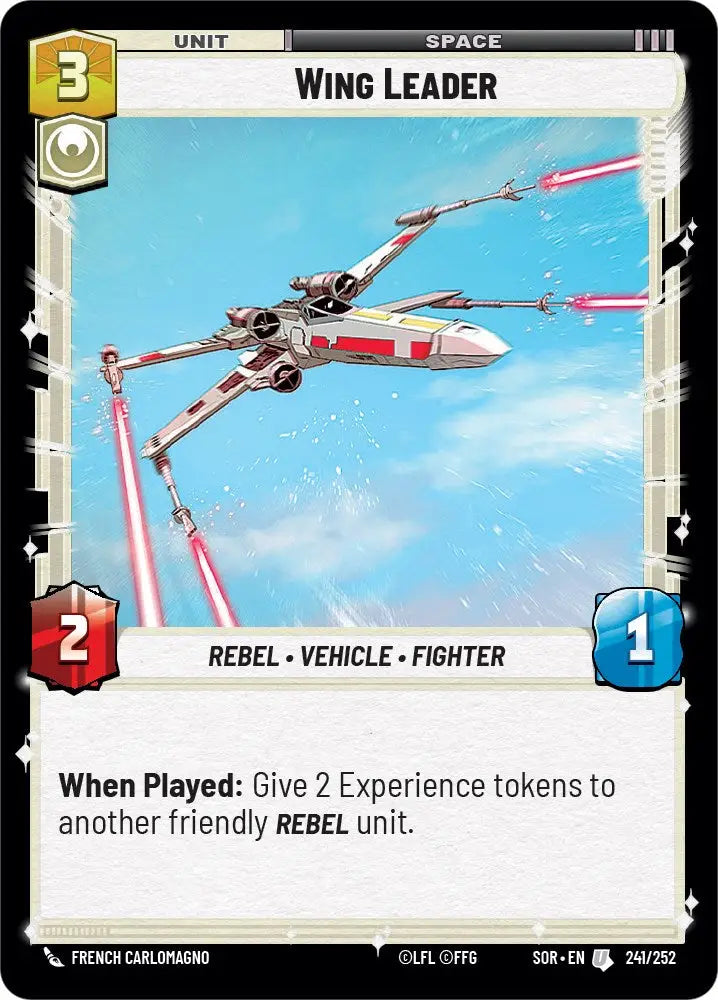 Wing Leader (241/252) [Spark of Rebellion] - Star Wars: Unlimited Single
